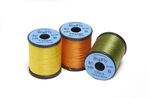 Uni Big Fly 3/0 Chartreuse (Pack 20 Spools) Fly Tying Threads (Product Length 80 Yds / 73m 20 Pack)